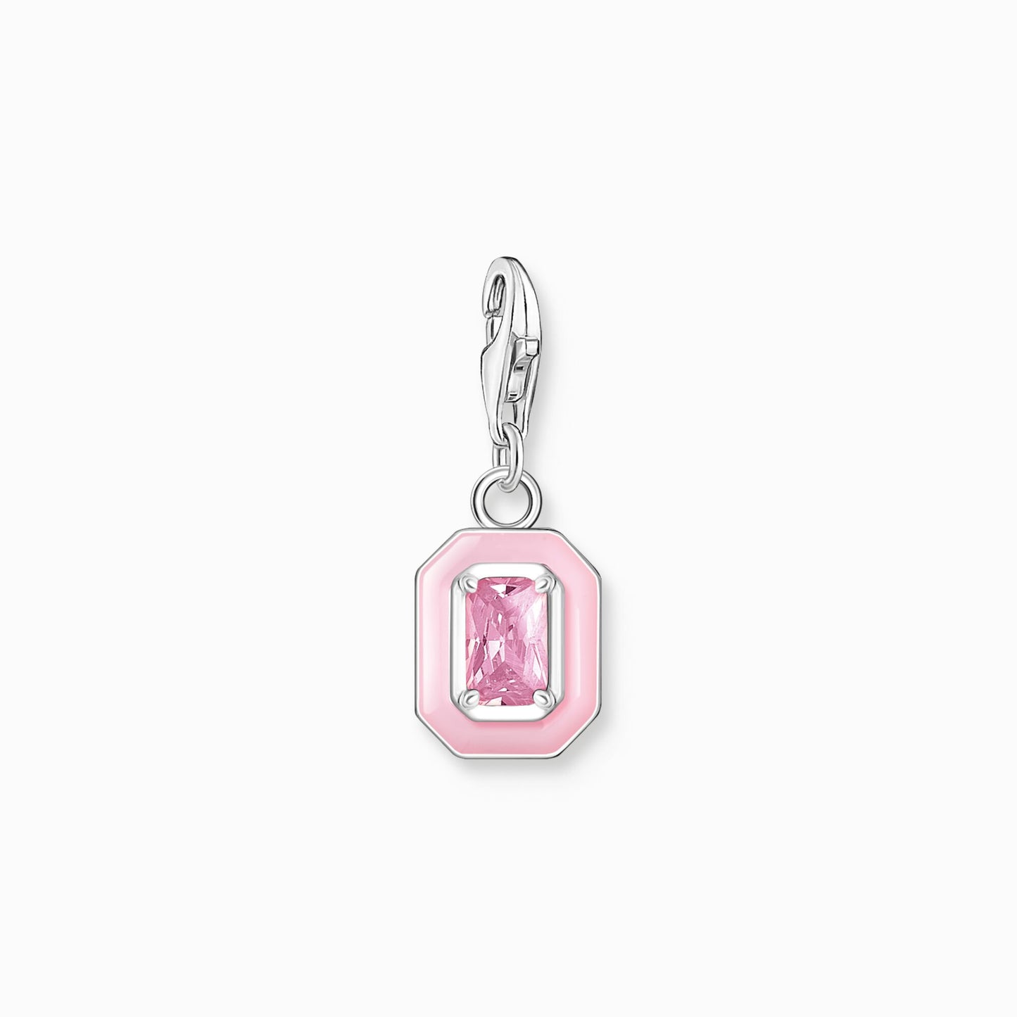 Thomas Sabo Charm Pendant Pink Stone Silver 2030-041-9
