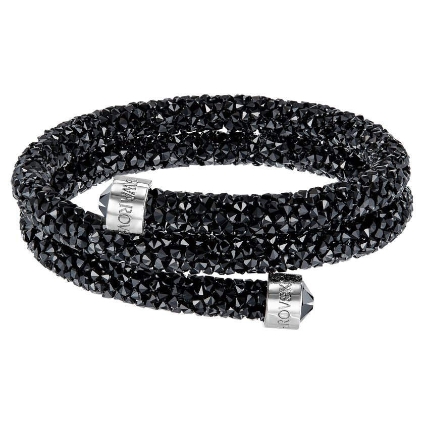 Swarovski Crystaldust Double Bangle Black 5250023 –
