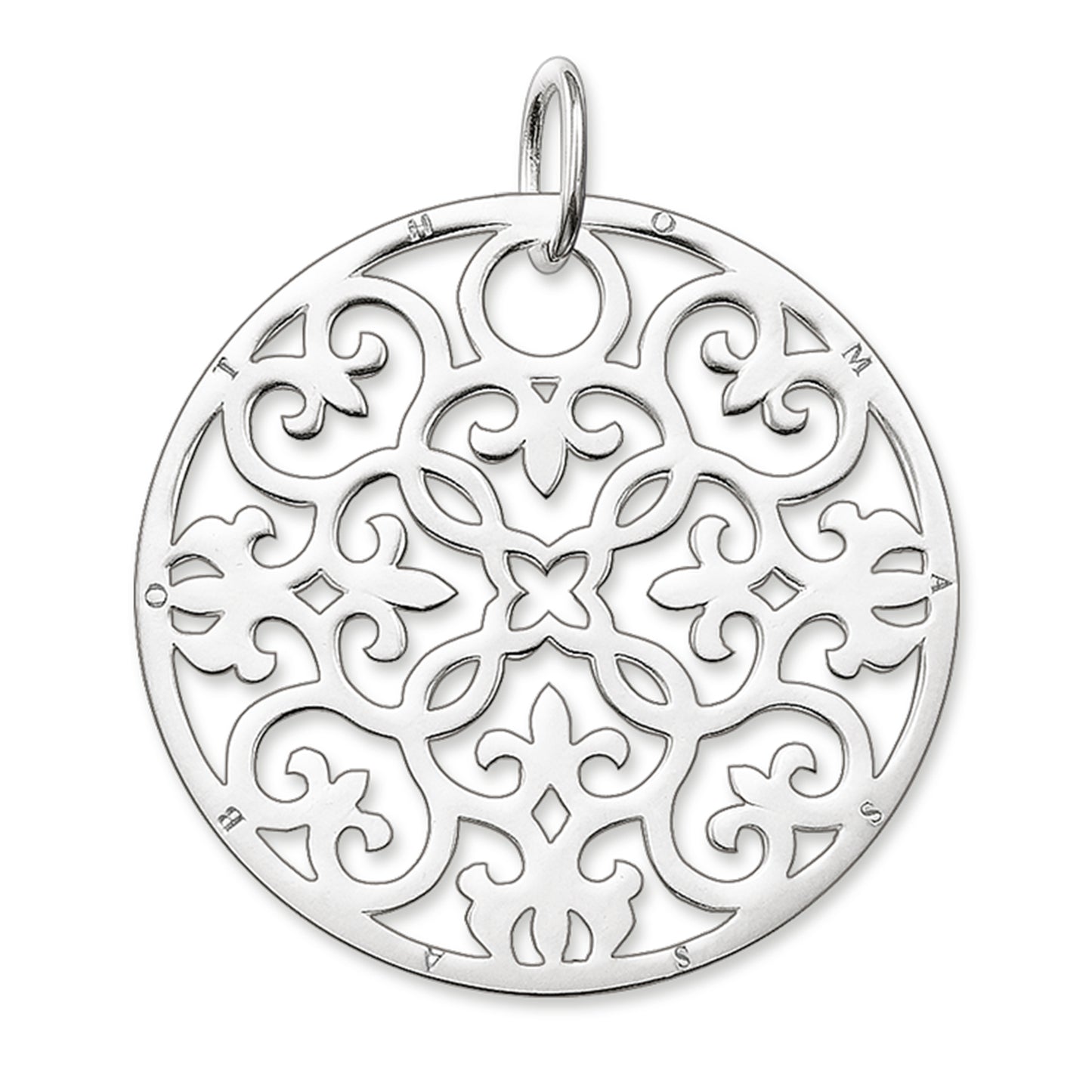 Thomas Sabo Sterling Silver Abarasque Disc Pendant Large PE431-001-12