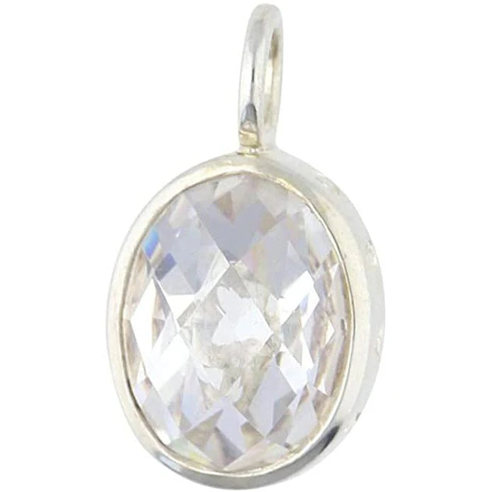 Thomas Sabo Glam And Soul Sterling Silver Cubic Zirconia Oval Shape Pendant PE427-051-14