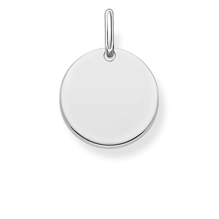 Thomas Sabo Silver Small Disc Pendant LBPE0001-001-12