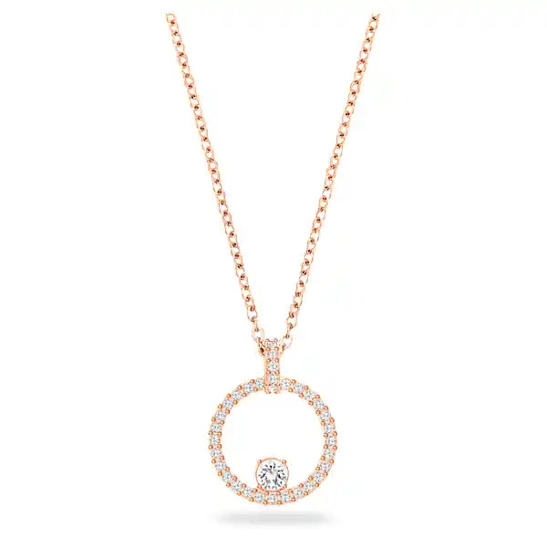 Swarovski Constella pendant White, Rose gold-tone plated 5202446