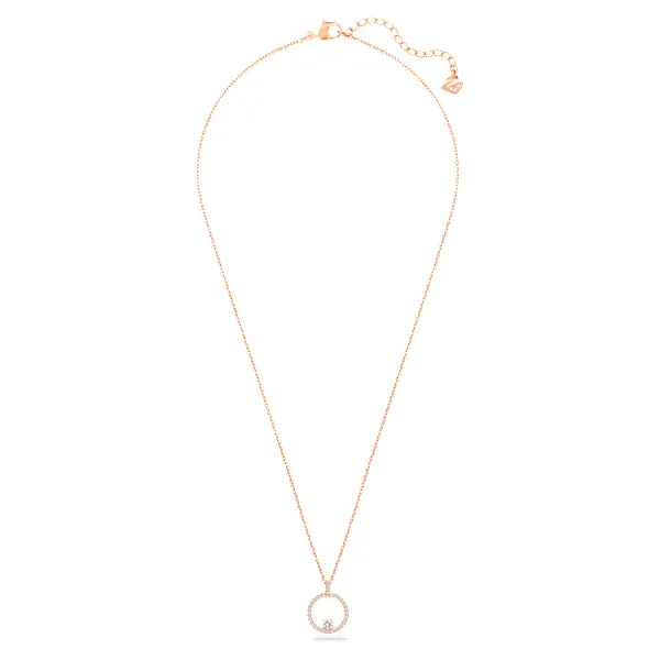 Swarovski Constella pendant White, Rose gold-tone plated 5202446