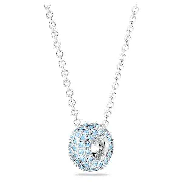 Swarovski Dextera pendant Blue, Rhodium plated 5642886