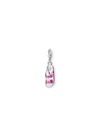 Thomas Sabo Silver Pink Enamel Sandal Charm 1231-007-9