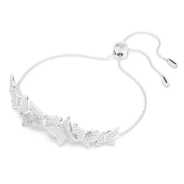 Swarovski Lilia bracelet Butterfly, White, Rhodium plated 5636429
