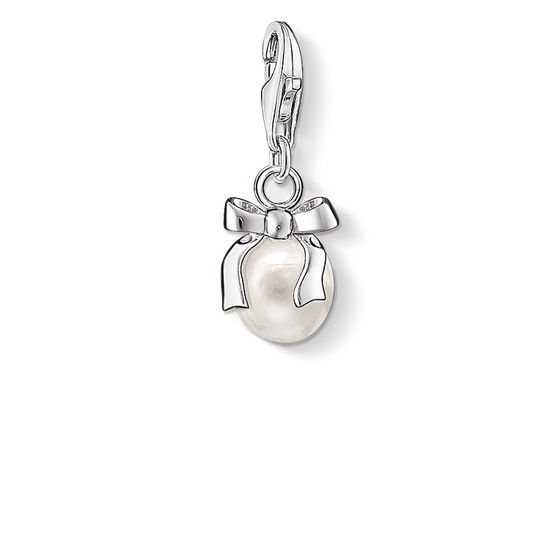 10 Bow Charm Silver by TIJC SP0202