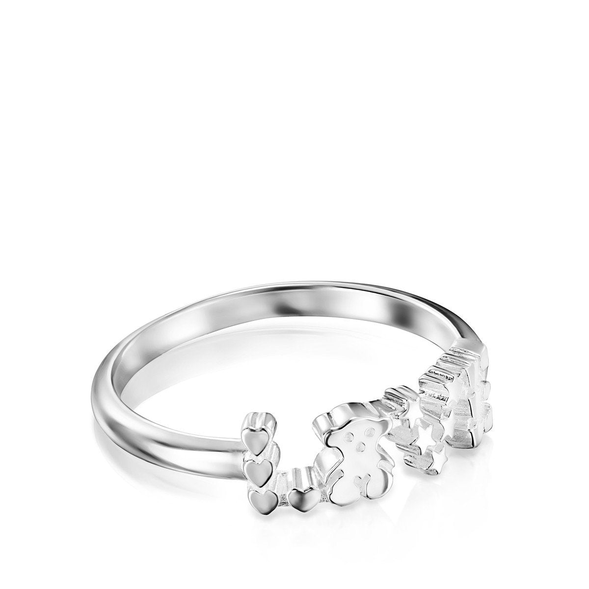Tous Silver San Valentín love Ring 915305530