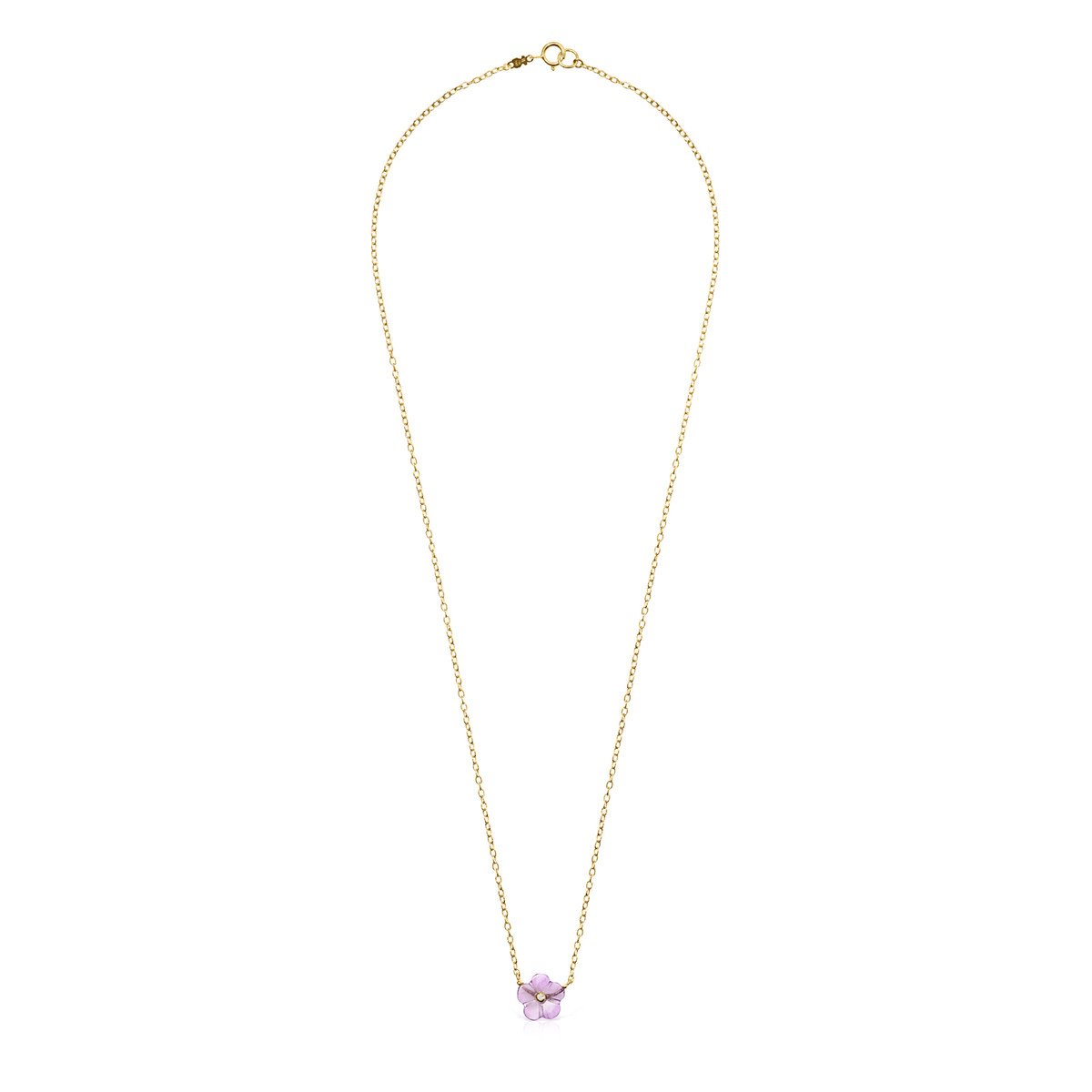 Tous Vita Necklace in Gold with Amethyst and Diamond 918532030
