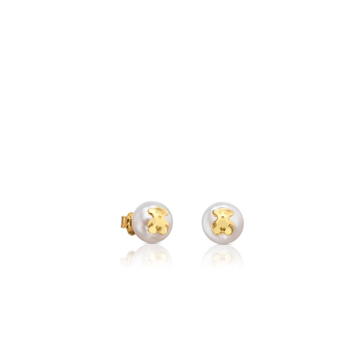 Tous Gold TOUS Bear Earrings with Pearl 511000795 –