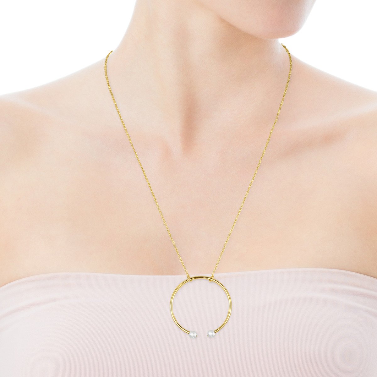 Tous Batala Necklace in Gold Vermeil with Pearl 918542580