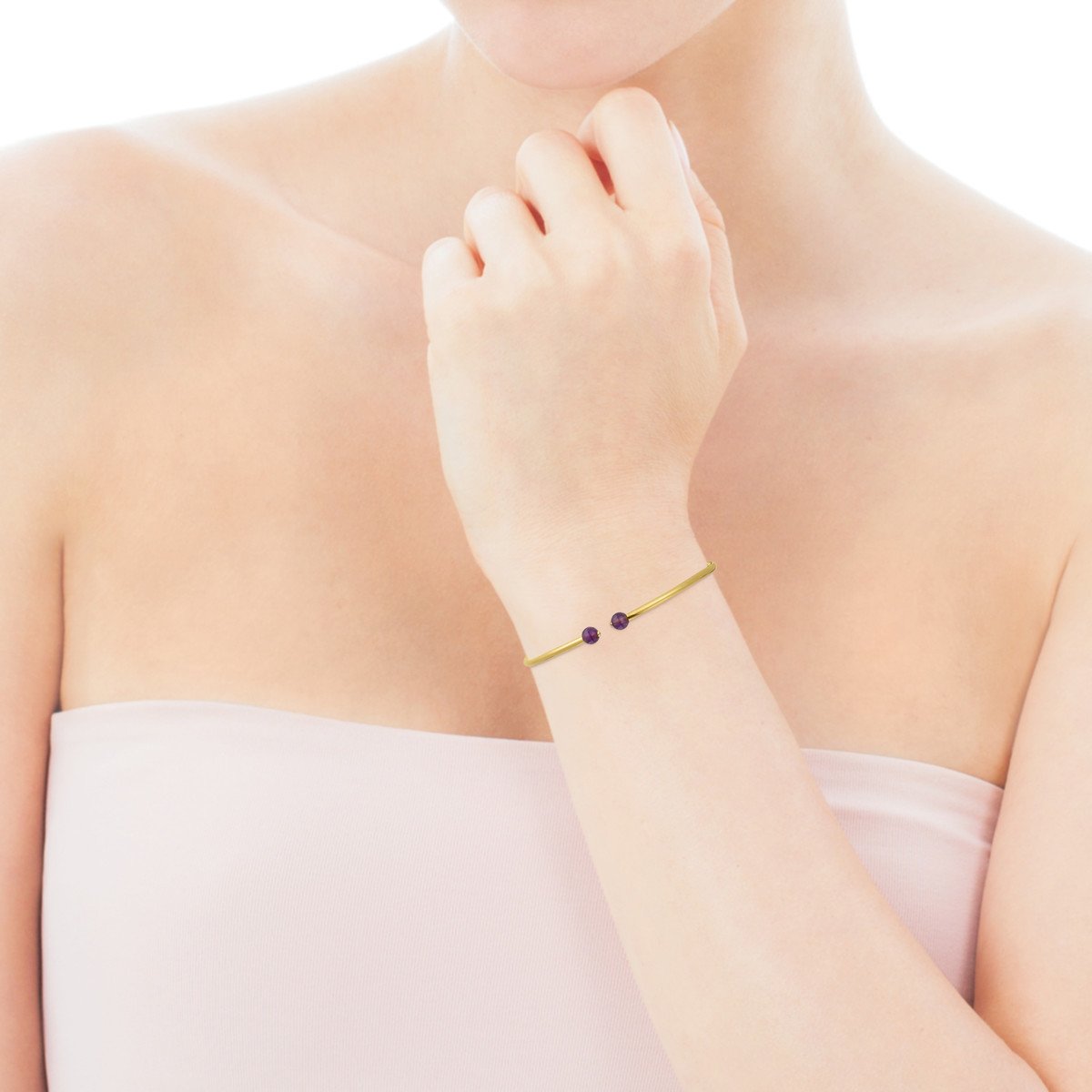 Tous Batala Bracelet in Gold Vermeil with Amethyst 918541540