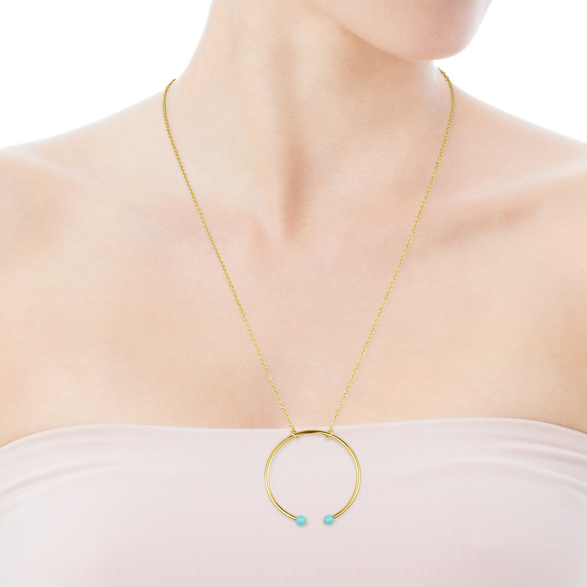 Tous Batala Necklace in Gold Vermeil with Howlite 918542570