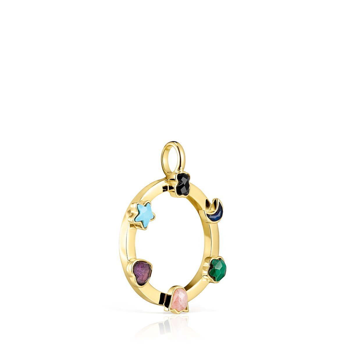 Tous Gold Vermeil Glory Pendant with Gemstones 918594500