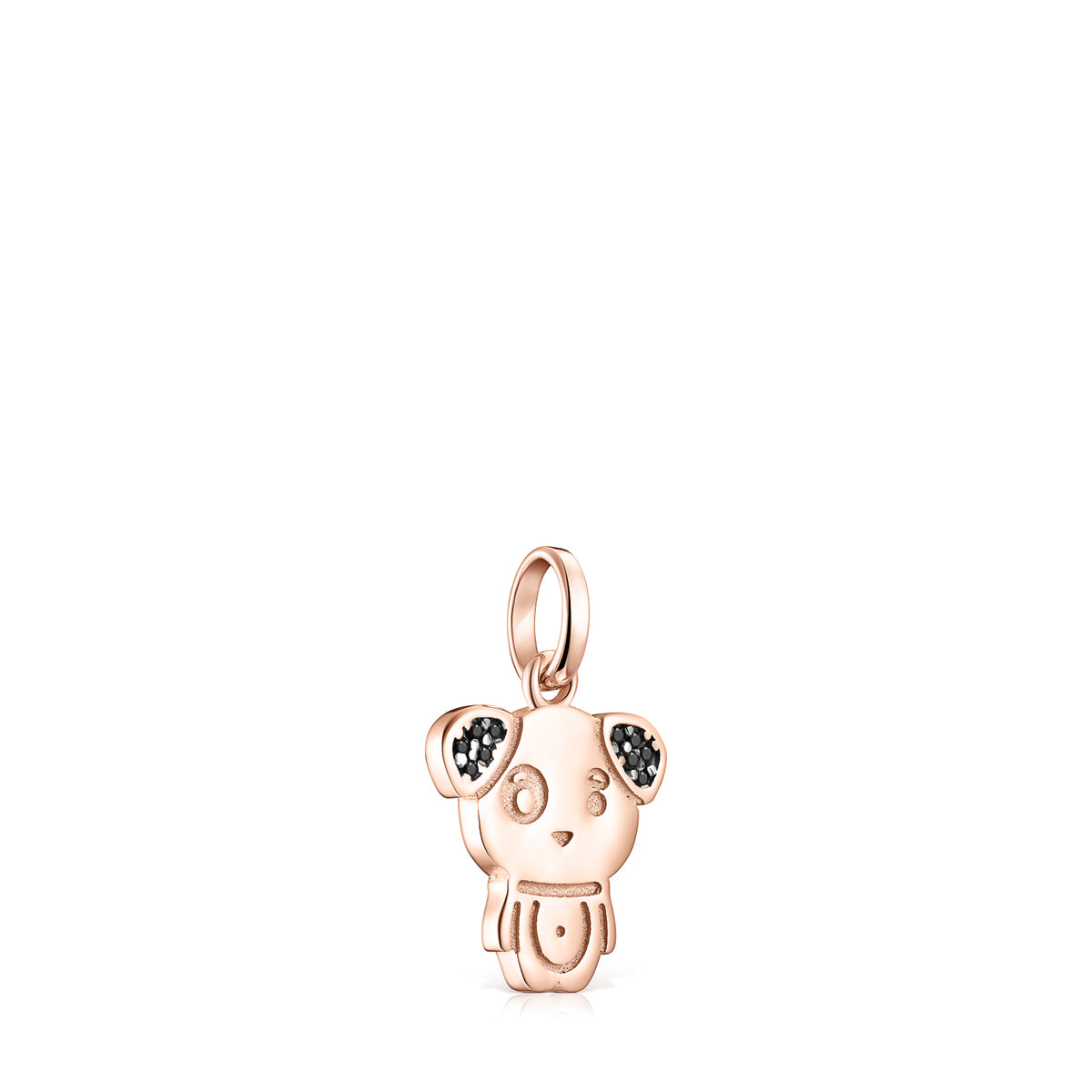 Tous Chinese Horoscope Dog Pendant in Rose Gold Vermeil with Spinel 918434590