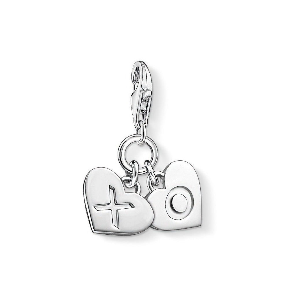 Thomas Sabo Silver XO Heart Charm 1314-001-12