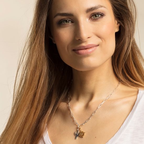 Thomas Sabo Charm Pendant "Cactus Silver" 1681-637-21