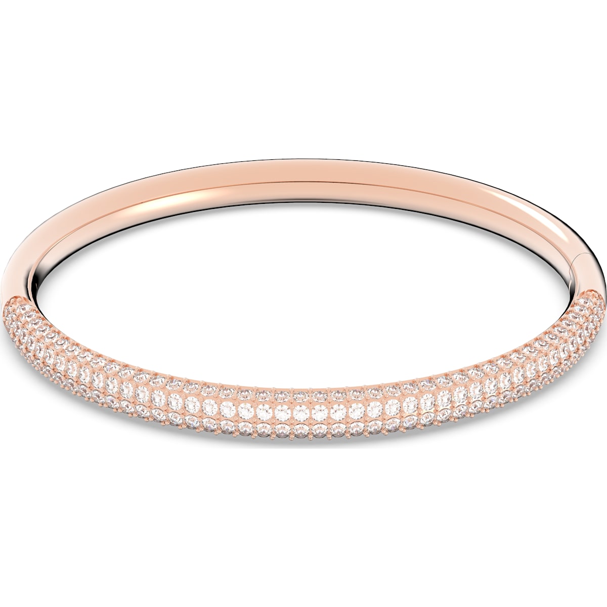 Swarovski Stone bangle, White, Rose gold-tone plated 5184516 5032850 5032849