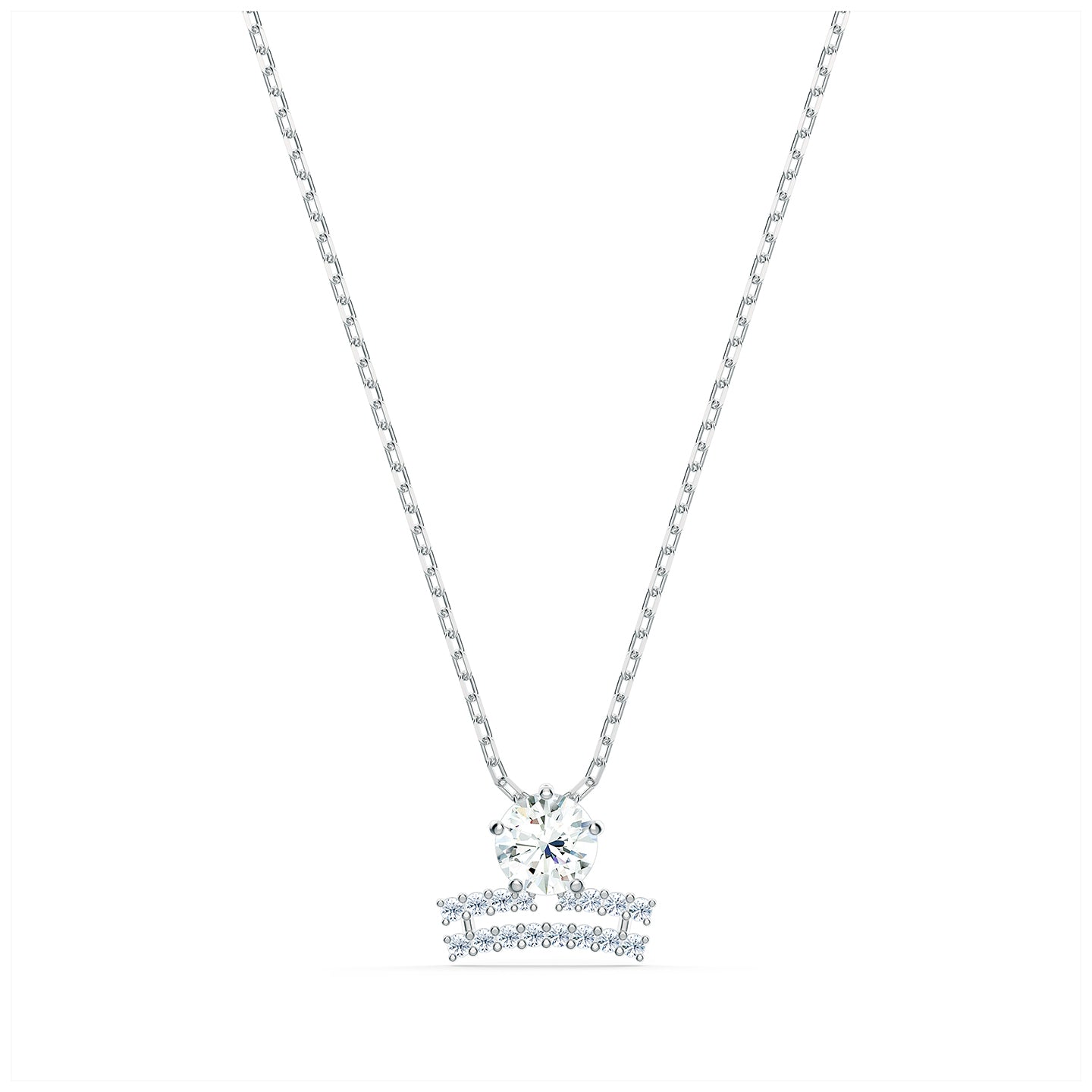 Swarovski Zodiac II Pendant, Libra, White, Mixed metal finish 5563895