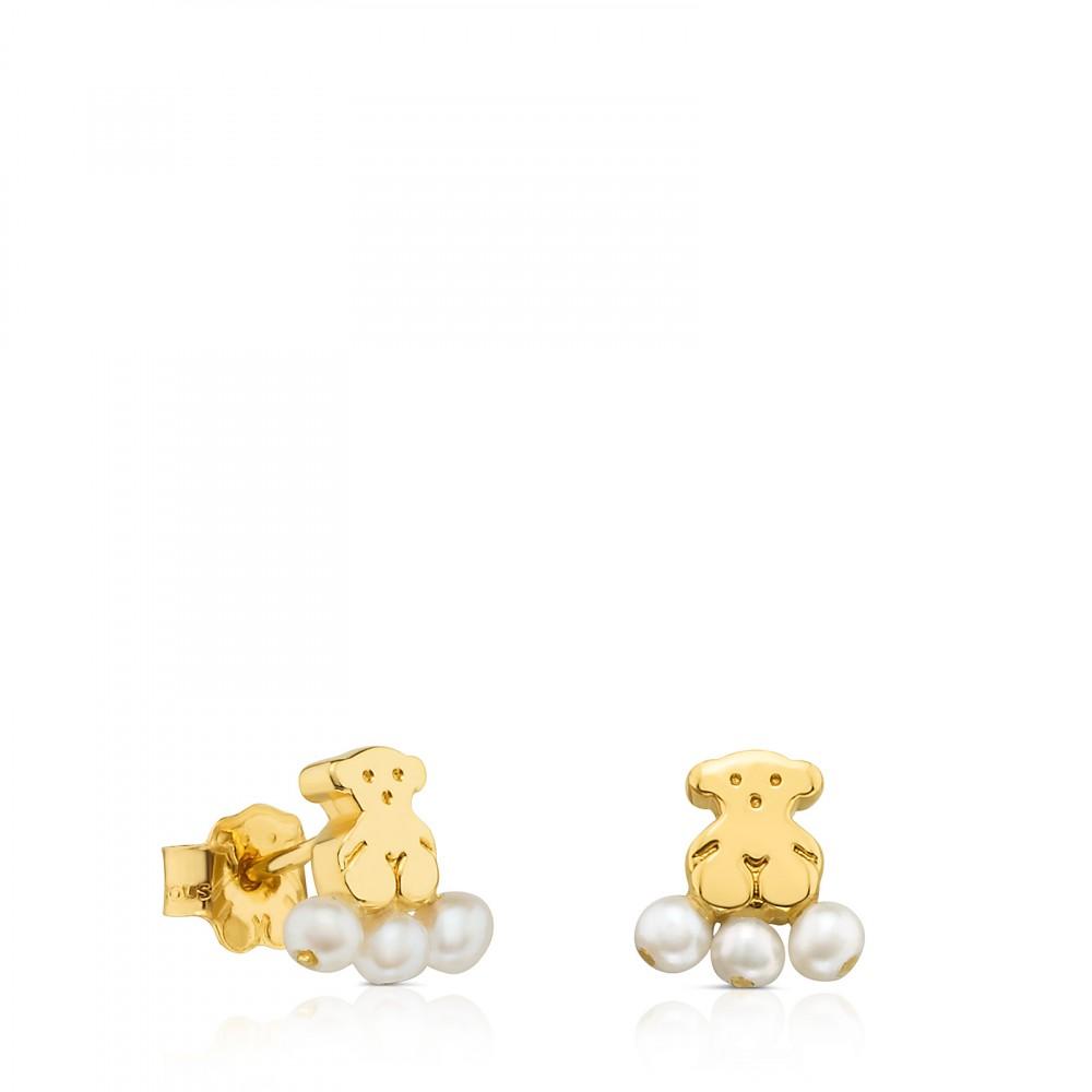 Tous Gold Sweet Dolls XXS Earrings with Pearls 712783000 –