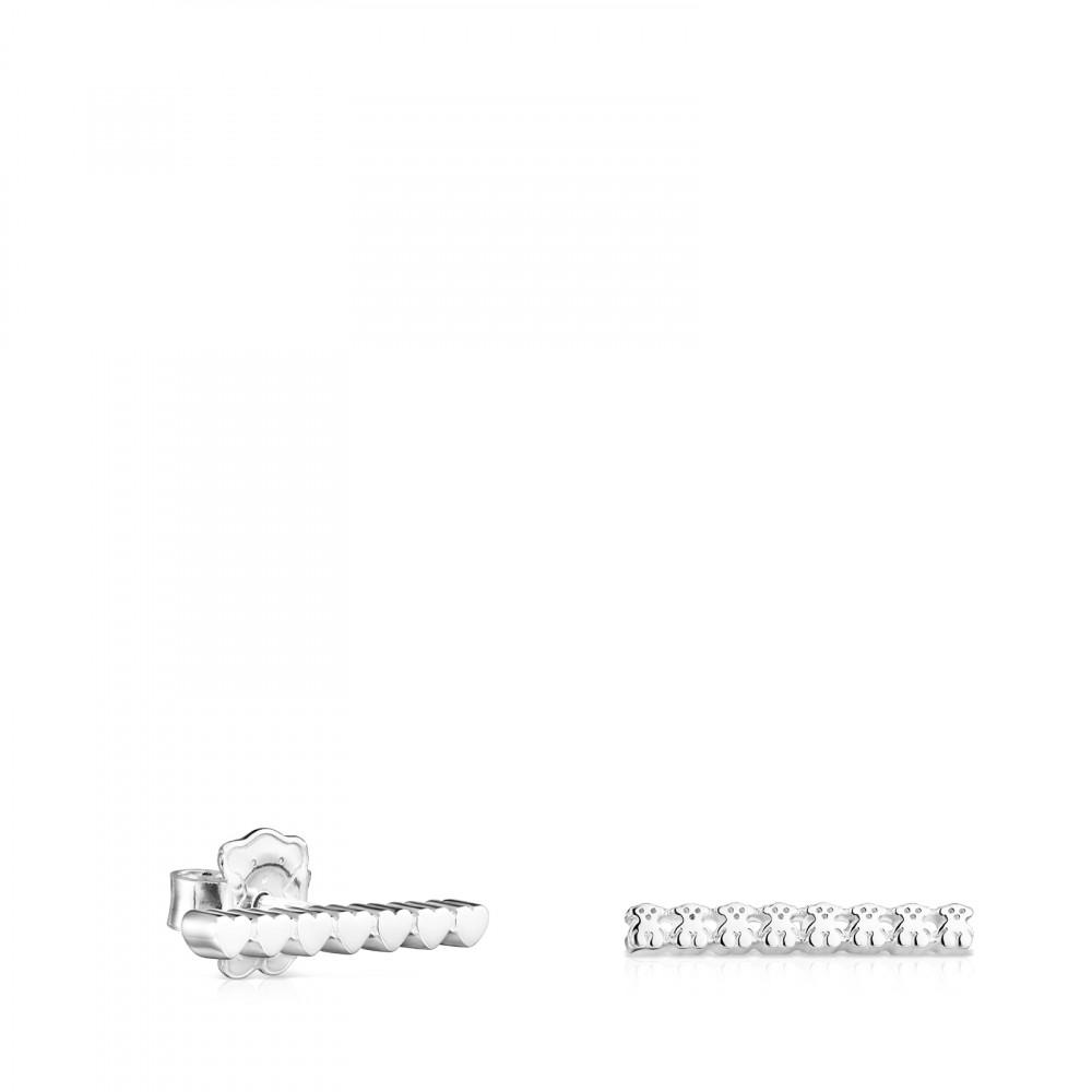 Tous Silver Straight bar Earrings 912723560