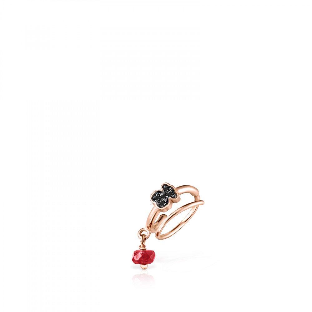 Tous Rose Gold Vermeil Motif Earcuff with Spinels 914933520