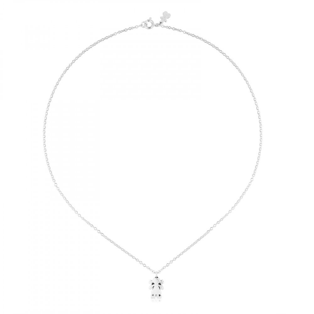 Tous Silver Sweet Dolls Necklace 915900023