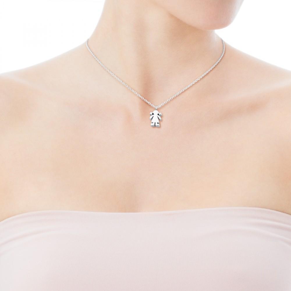 Tous Silver Sweet Dolls Necklace 915900023