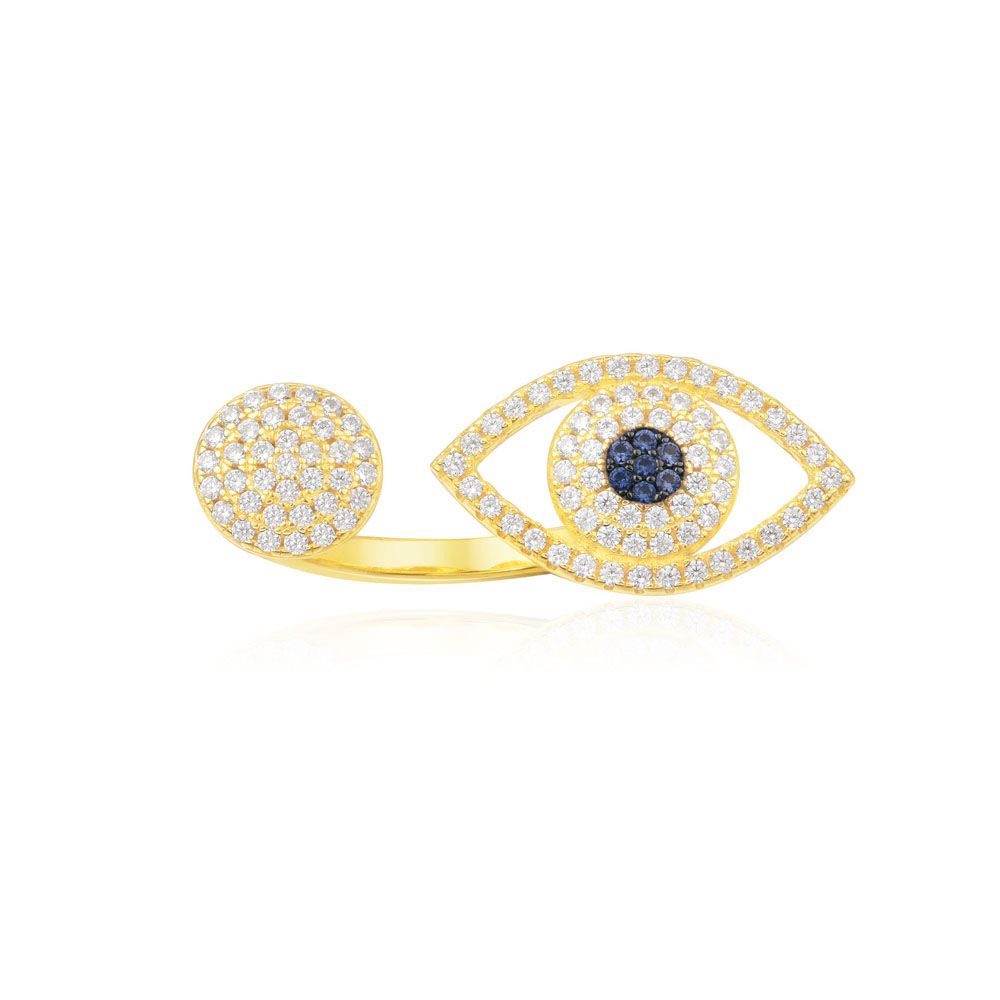 APM Blue Eye Original Ring Yellow Silver A16766OXY L.E.Jewellers