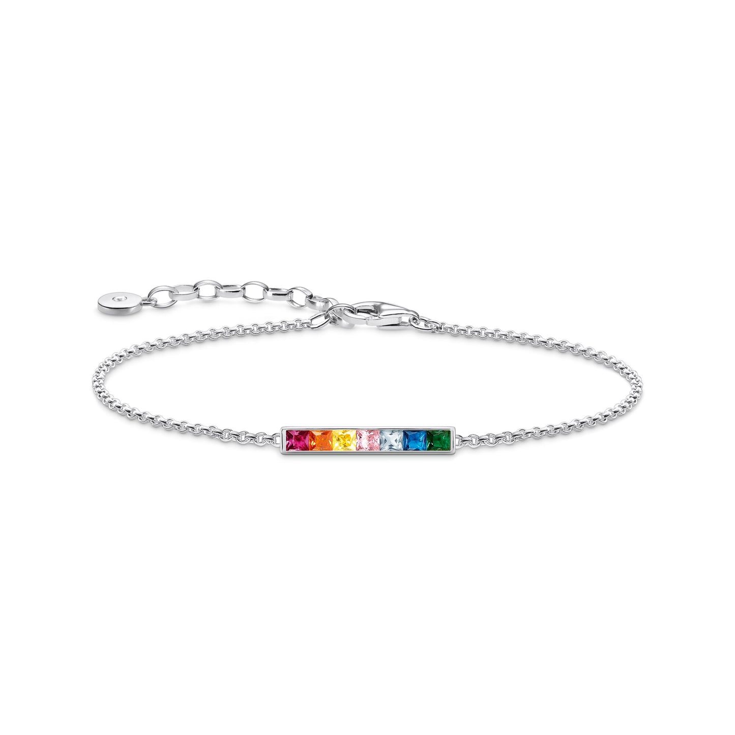 Thomas Sabo Bracelet Colourful Stones Silver A2068-477-7-L19V