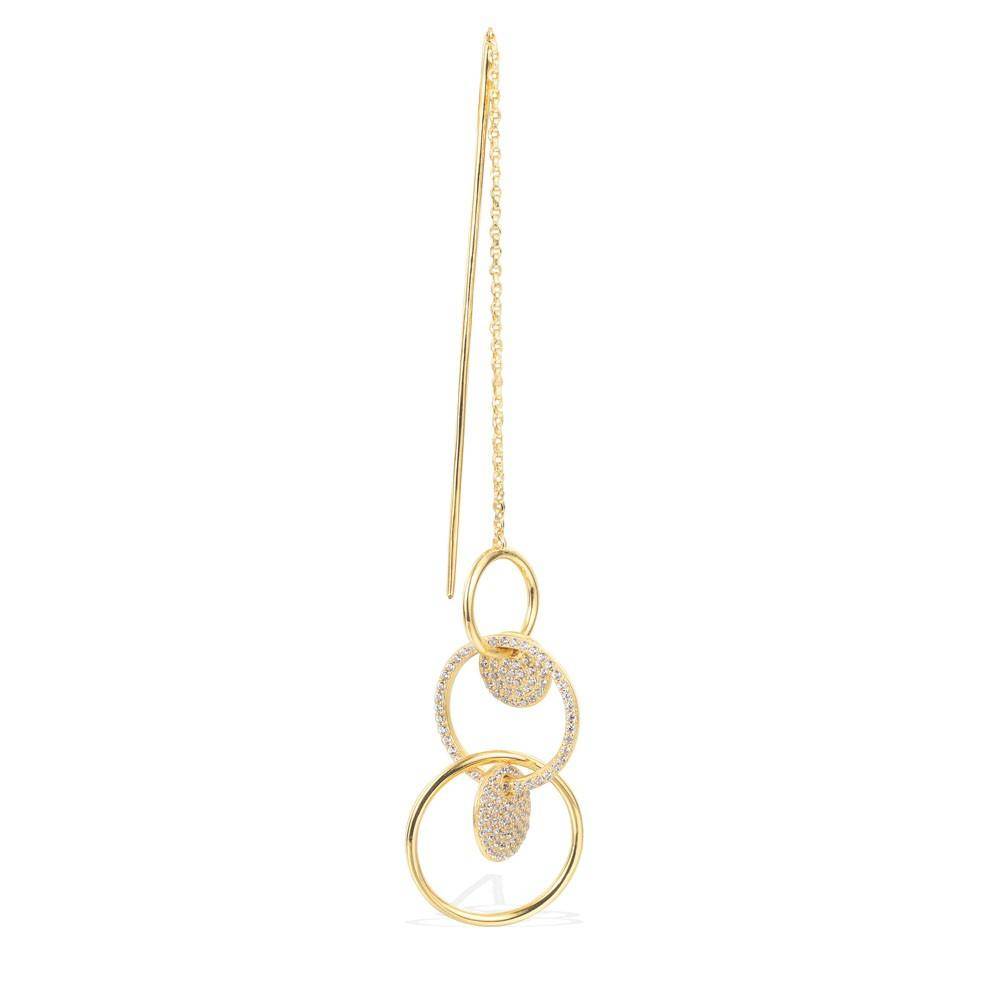 APM Mono Yellow Silver Earring AE9541OXY