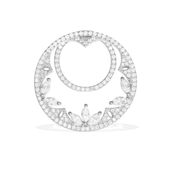 APM Mono Gothic Silver Earring AE9791OX