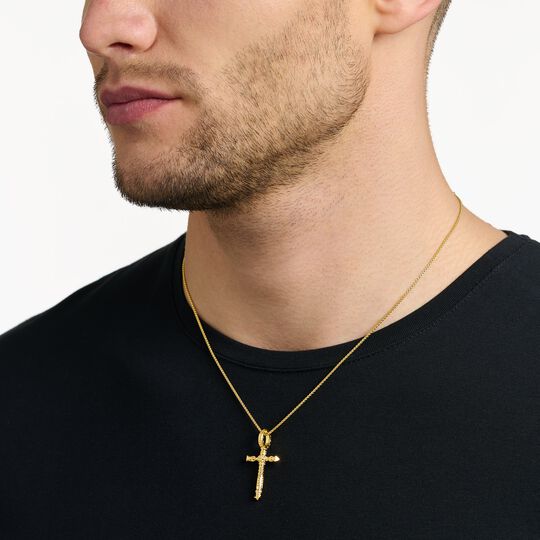 Thomas Sabo Pendant Cross Gold PE503-413-39