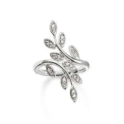 Thomas Sabo Women's Ring Tendrils small Silver TR2017-051-14