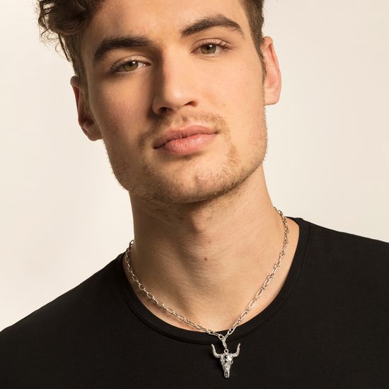 Thomas Sabo Charm Pendant "Ethnic Bull’s Head" Y0017-698-11