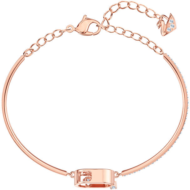 Swarovski North Bracelet, White, Rose Gold Plating 5472382