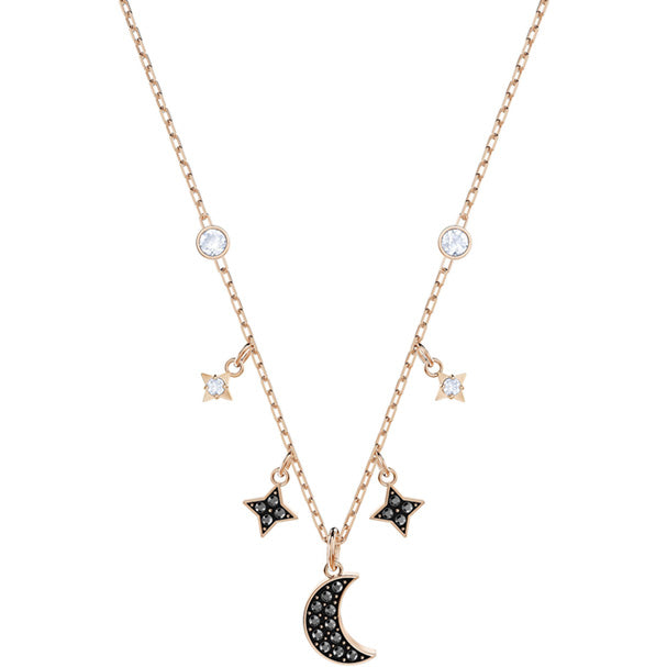 Swarovski glowing moon hot sale necklace set