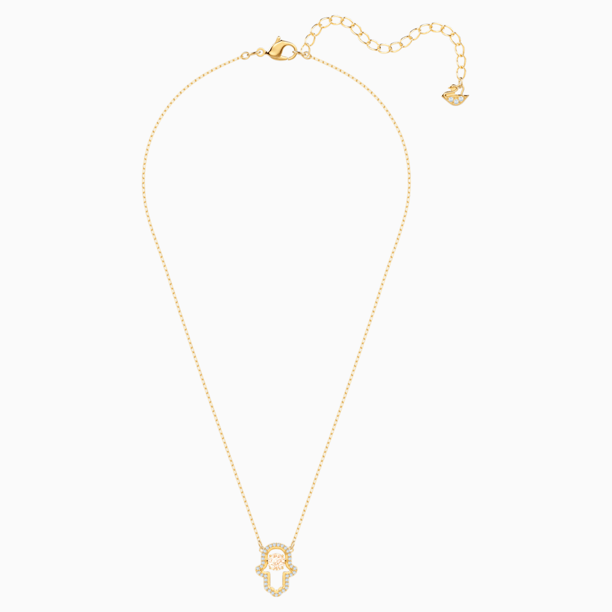 Swarovski Luckily Necklace, Multi-colored, Gold-tone Plated 5448612