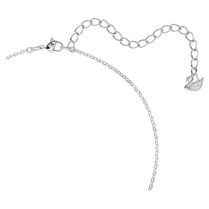 Swarovski Iconic Swan pendant Swan, Black, Rhodium plated 5347329