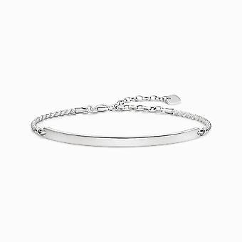 Thomas Sabo Sterling Silver Love Bridge Bracelet LBA0008-001-12-L21V