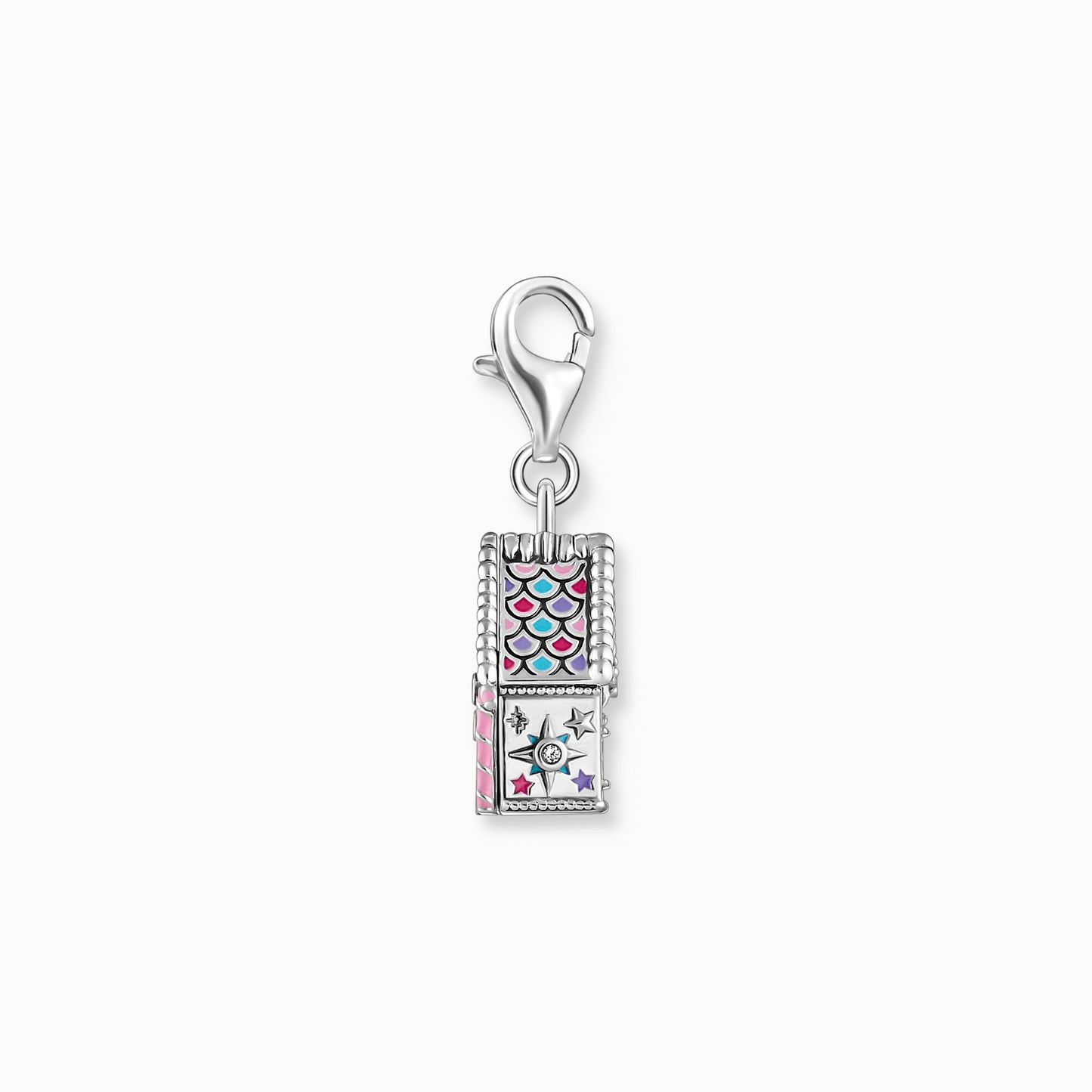 Thomas Sabo Silver gingerbread house charm pendant 2058-340-7