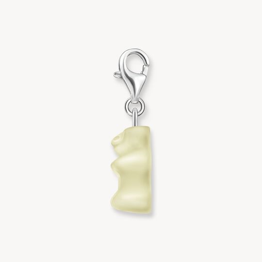 Thomas Sabo HARIBO Sterling Silver Charm Pendant Goldbears In White 2187-017-14