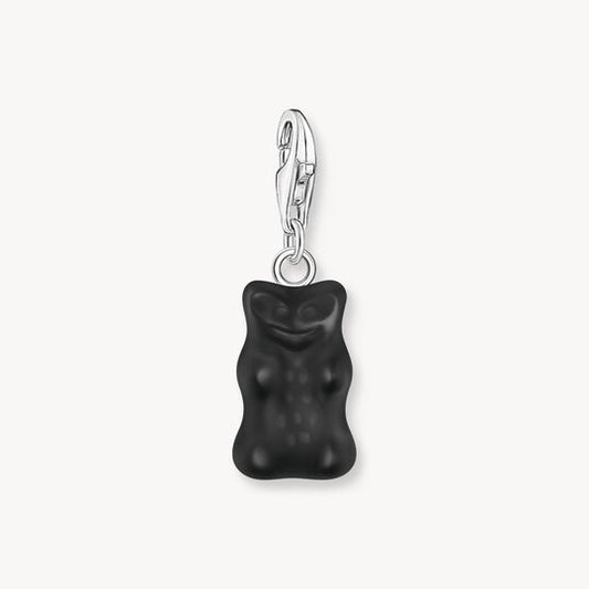 Thomas Sabo HARIBO Sterling Silver Charm Pendant Goldbears In Black 2194-017-11