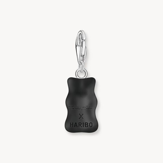 Thomas Sabo HARIBO Sterling Silver Charm Pendant Goldbears In Black 2194-017-11