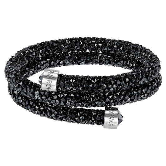 Swarovski Crystaldust Double Bangle Black 5250023