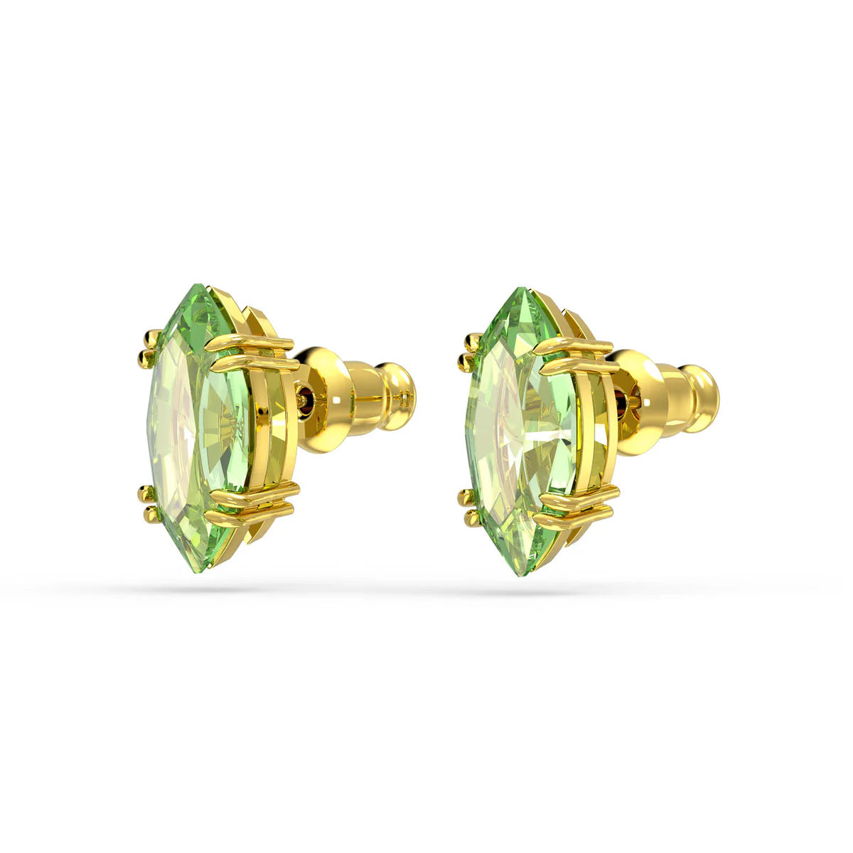 Swarovski Gema Green Kite Cut Stud Earrings 5614453