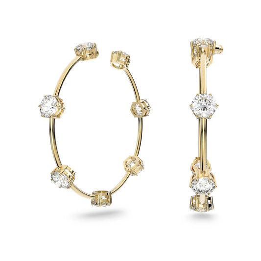 Swarovski Round Cut Constella Hoop Earrings 5622722