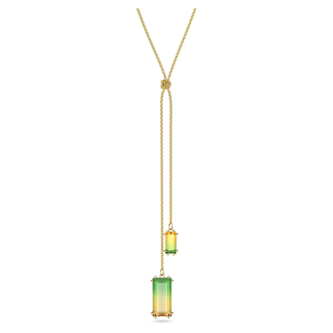 Swarovski Millenia Y Pendant, Multicolored, Gold-Tone Plated 5628706