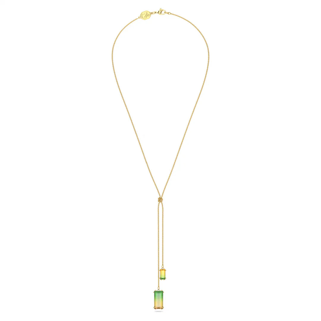 Swarovski Millenia Y Pendant, Multicolored, Gold-Tone Plated 5628706