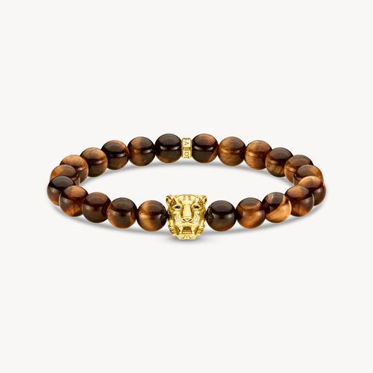 Thomas Sabo Bracelet Tiger Eye Gold-Plated A1939-324-2
